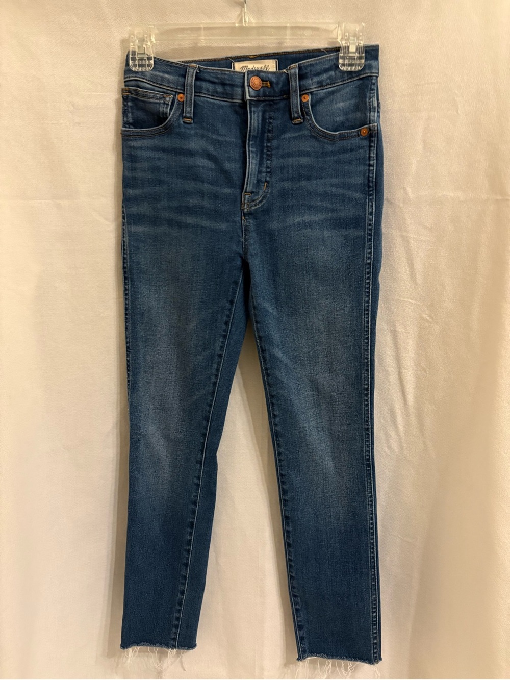 Madewell High-Rise Skinny Jeans — Medium Wash Blue